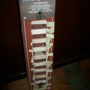 Wooden Classic Games Tumbling Tower Game Tumble Tumbling Stacking Blocks Set Toy
